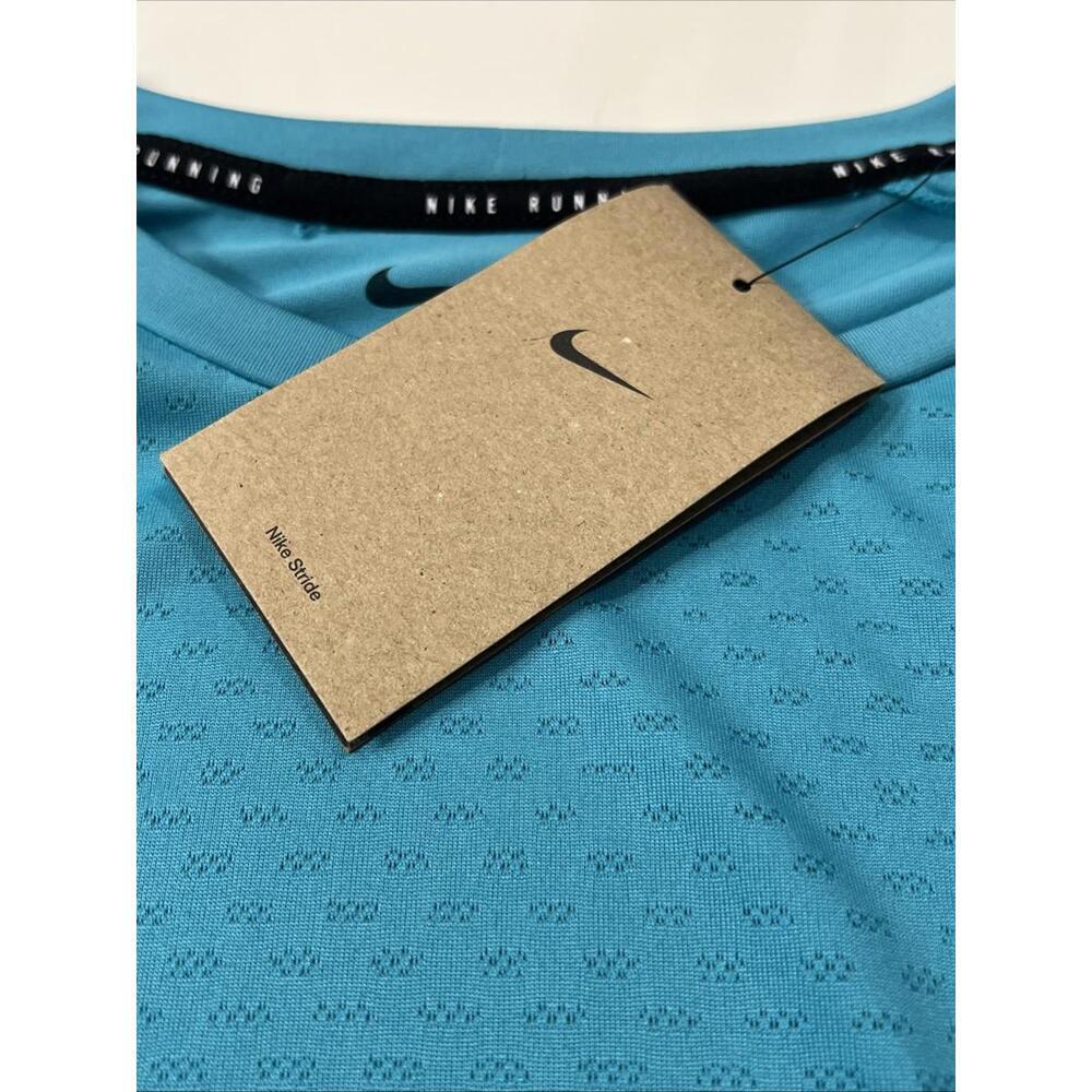 $55 Nike Stride Men's ADV Short-Sleeve Running Top XXL HV5203-345 Dusty Cactus - Picture 8 of 11